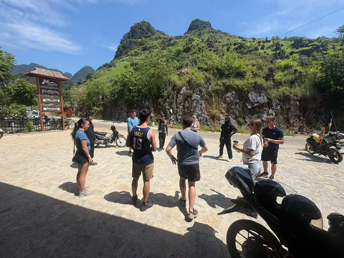 A group of people playing a game