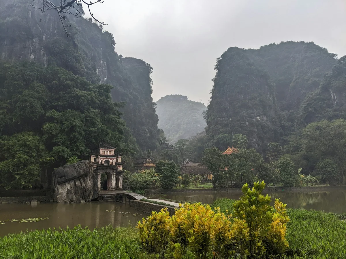 Hidden temple in Ninh Binh