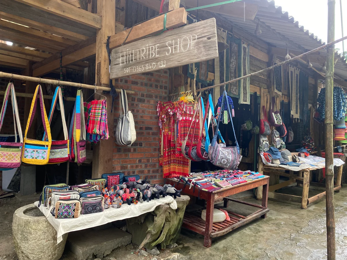 local stall in Sapa, Vietnam