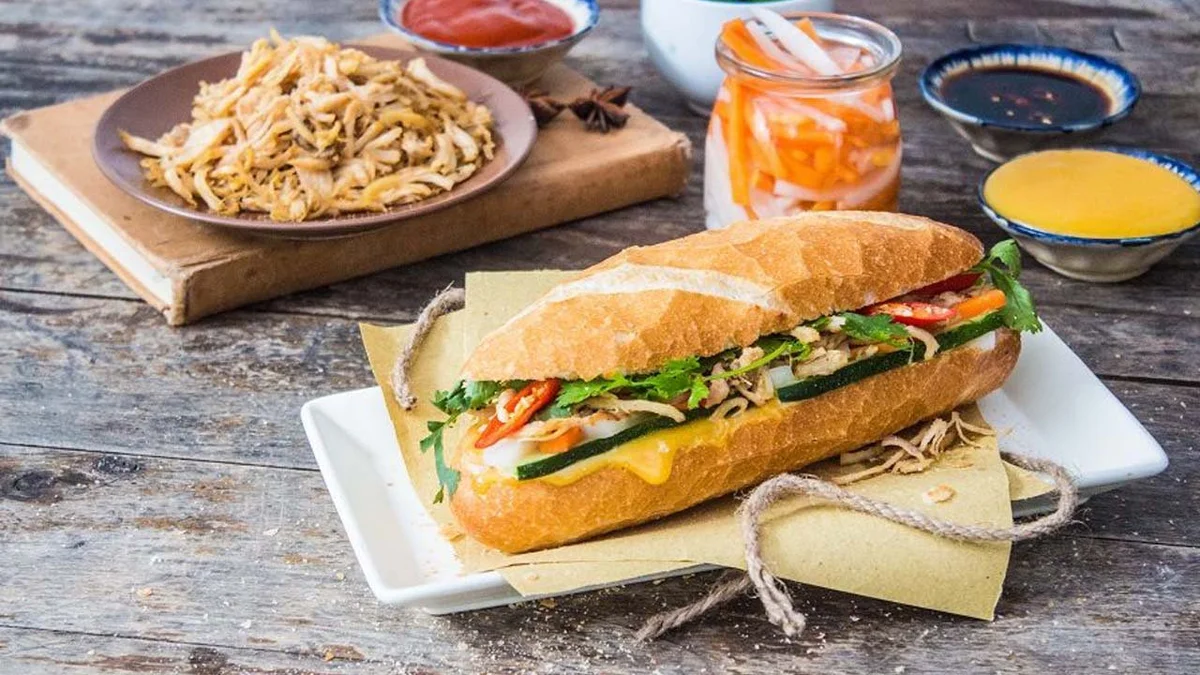 try a banh mi in north vietnam