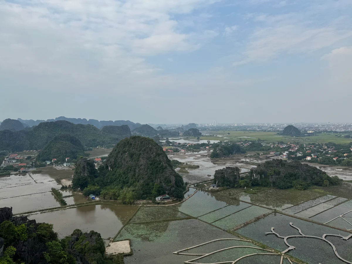 Ninh Binh landscape from the Mua Cave