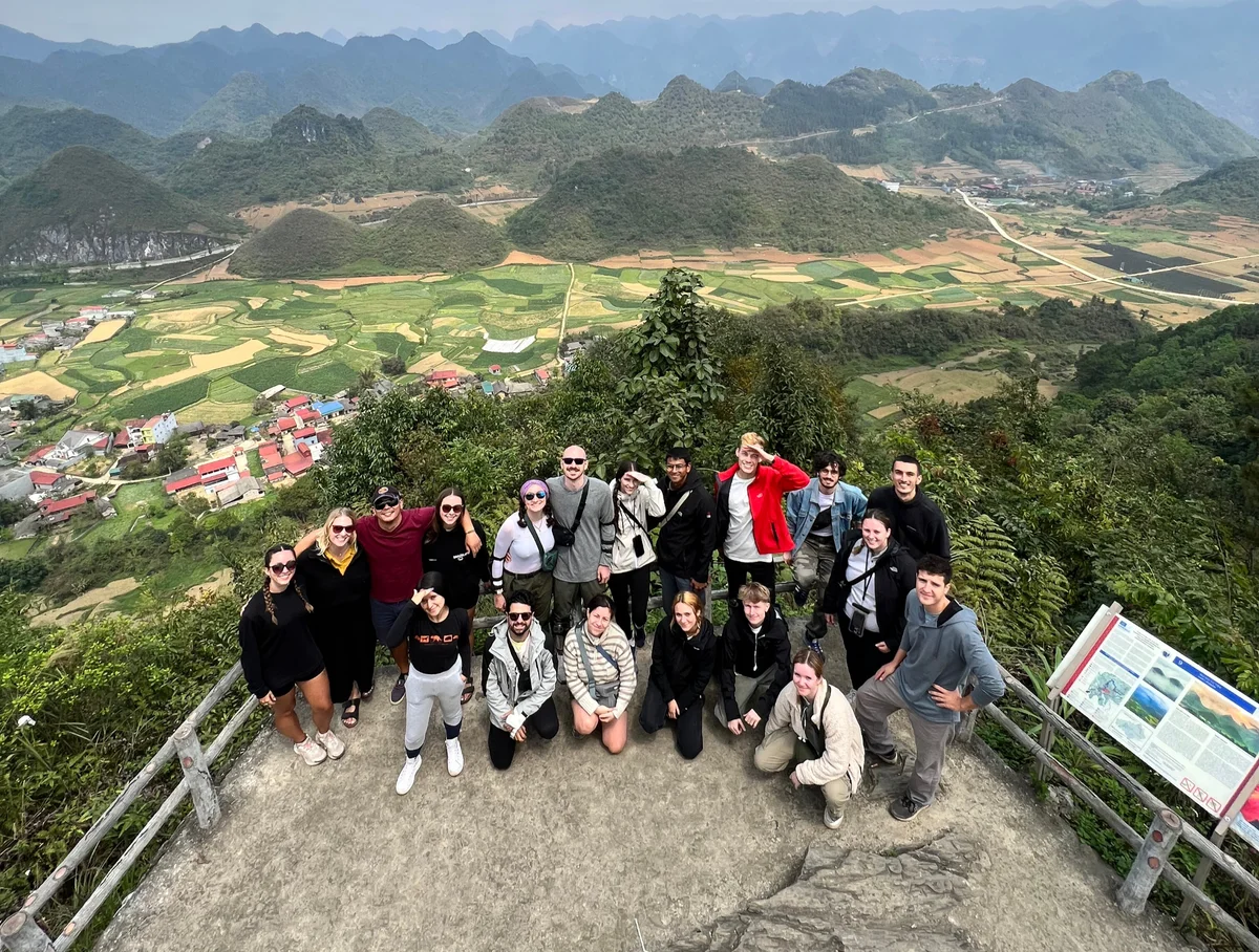 Mountain view on the Ha Giang Loop