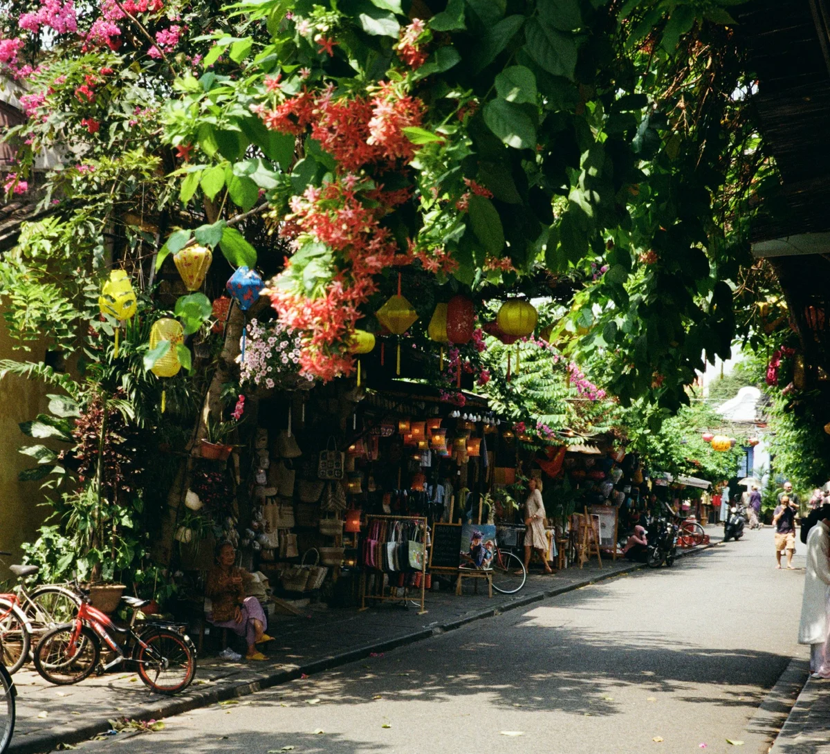 Streets of Hoi An, Vietnam,