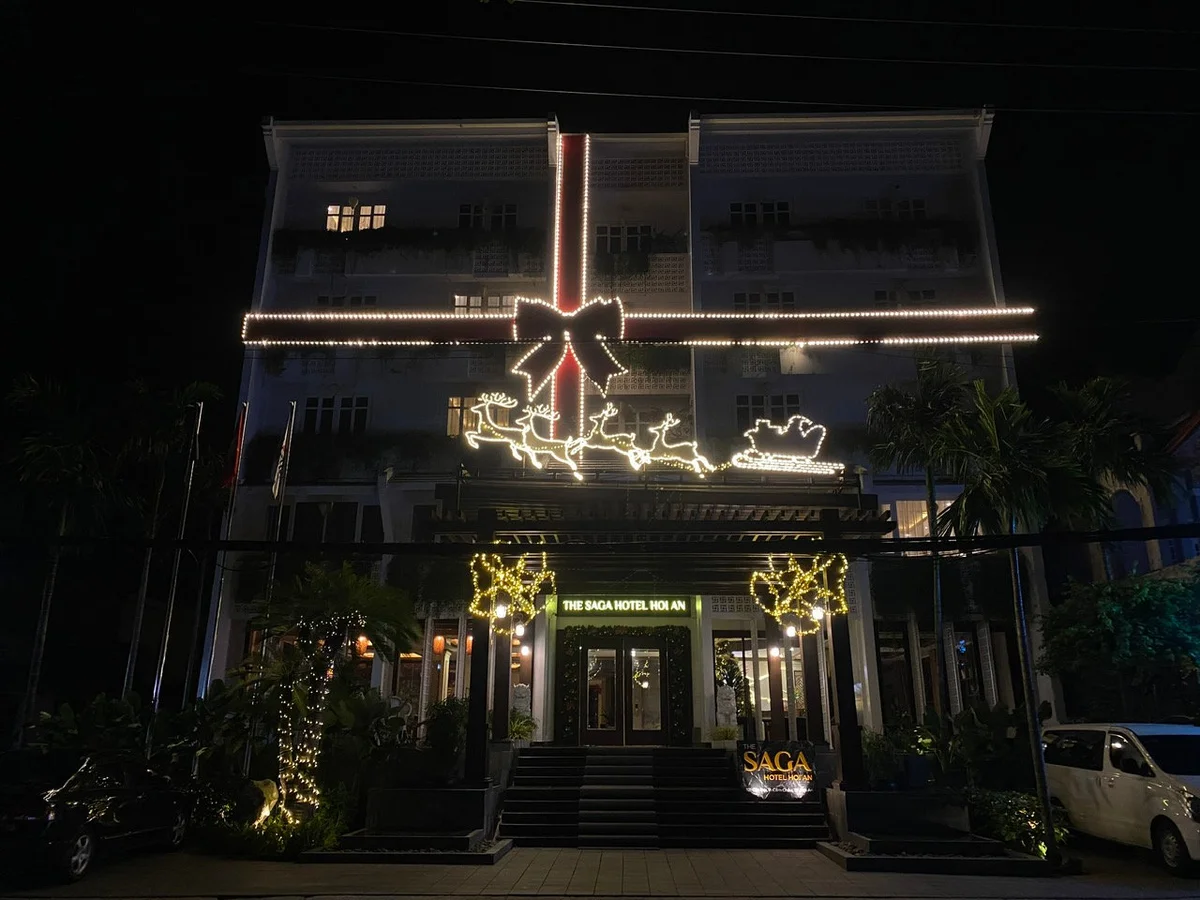 Christmas decorations in Vietnam