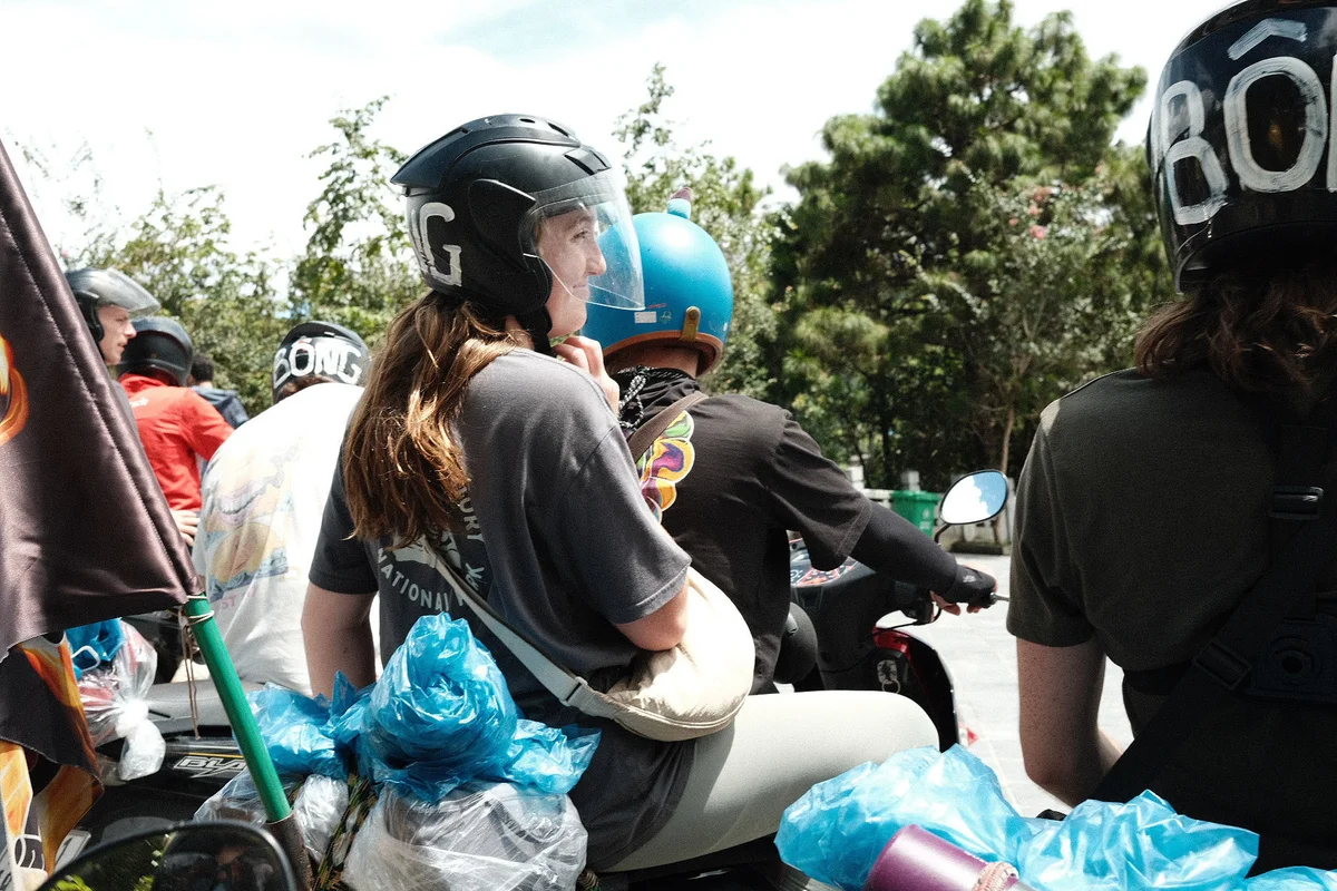 Bong Hostel guest on Ha Giang Loop tour