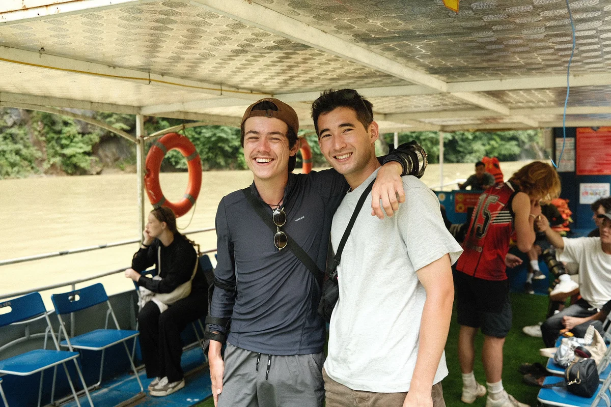 Two new friends on the ha giang loop
