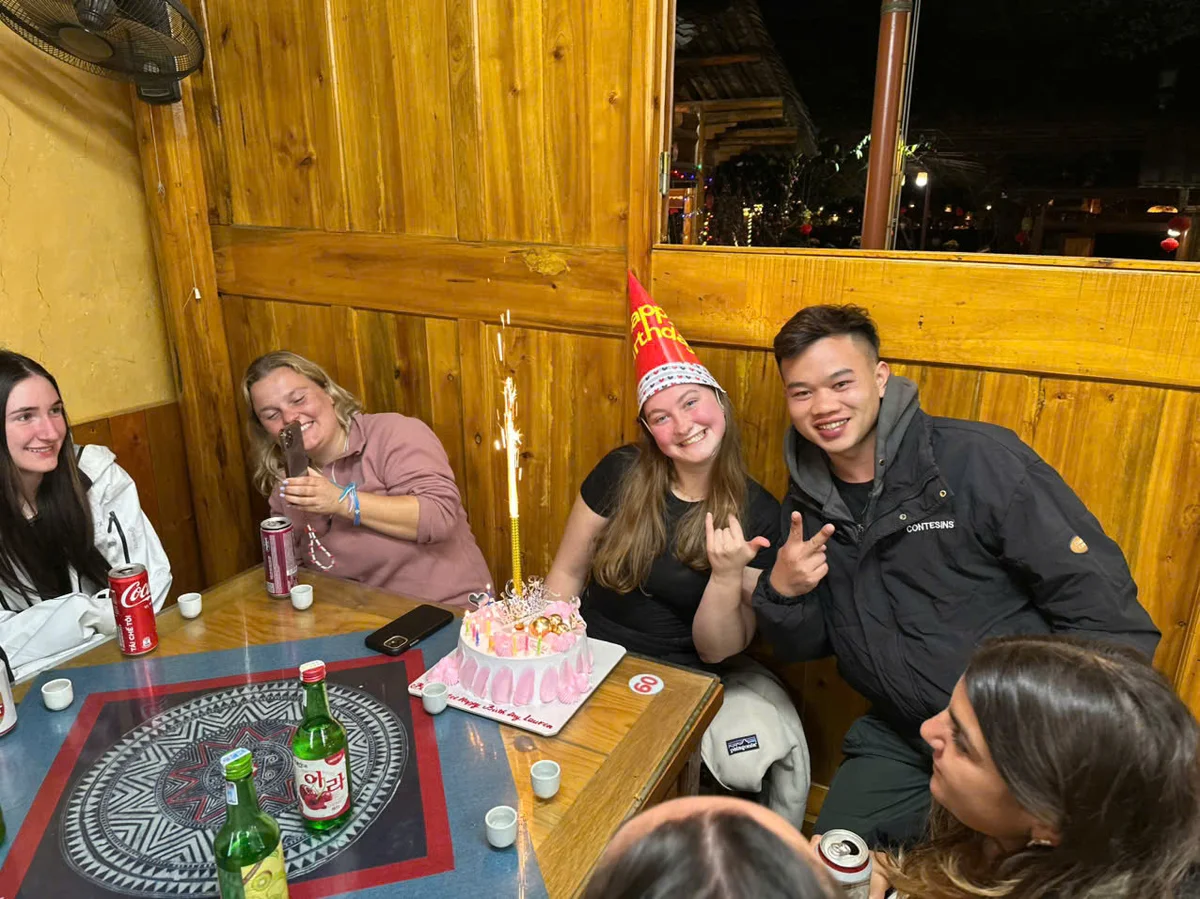 Birthday celebrations on the Ha Giang Loop with Bong Hostel