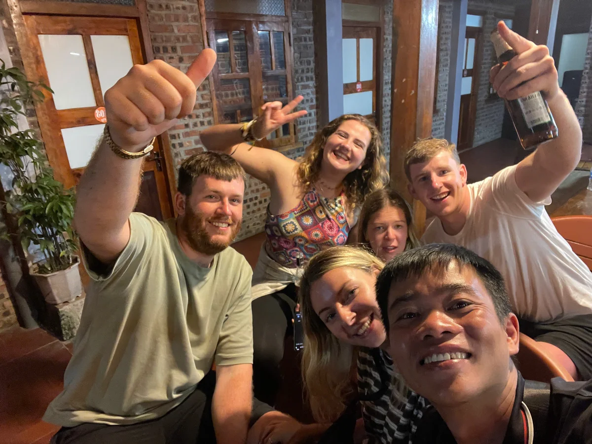 Kevin the Bong Hostel King of Happy Water and his new friends