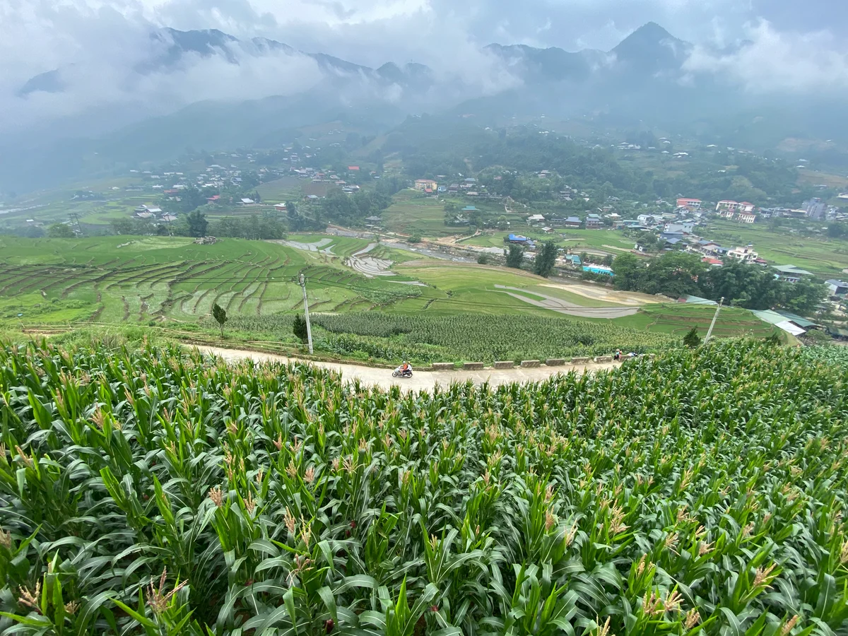 view of sapa, vietnam