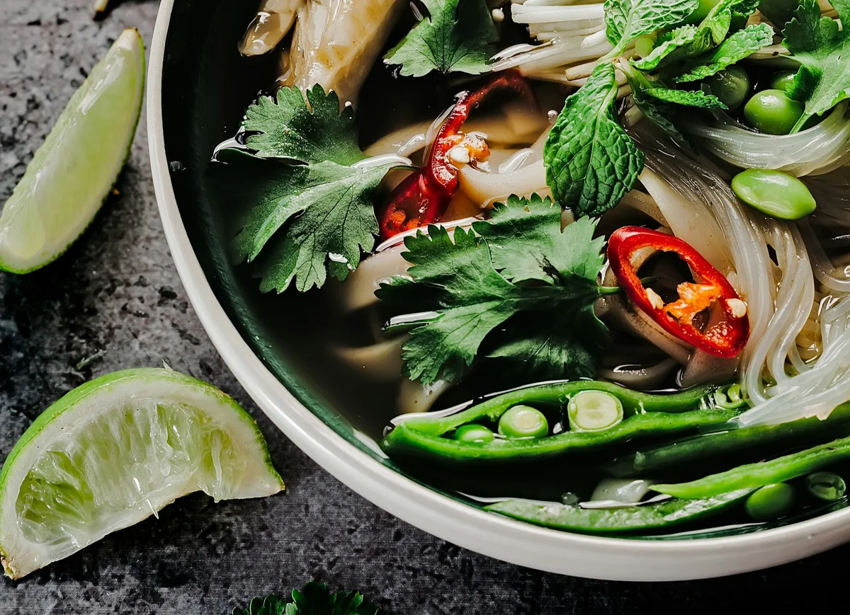 Vegan pho options in Hanoi