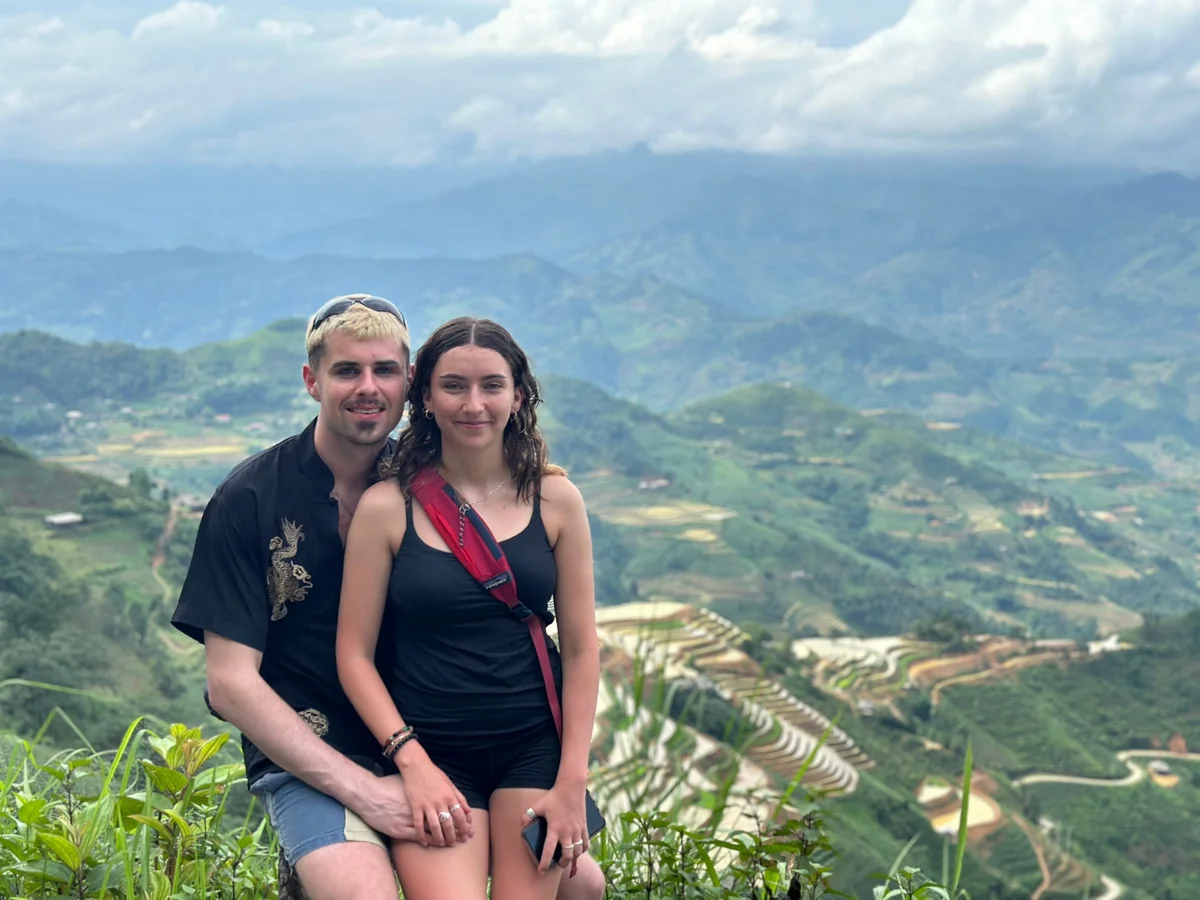 Couple on the Ha Giang Loop Private Tour