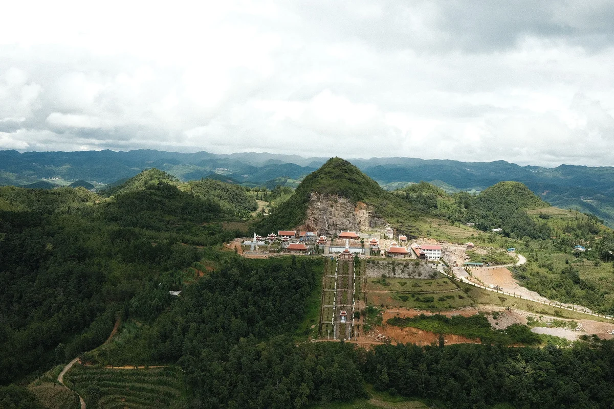 Mountain views and local village