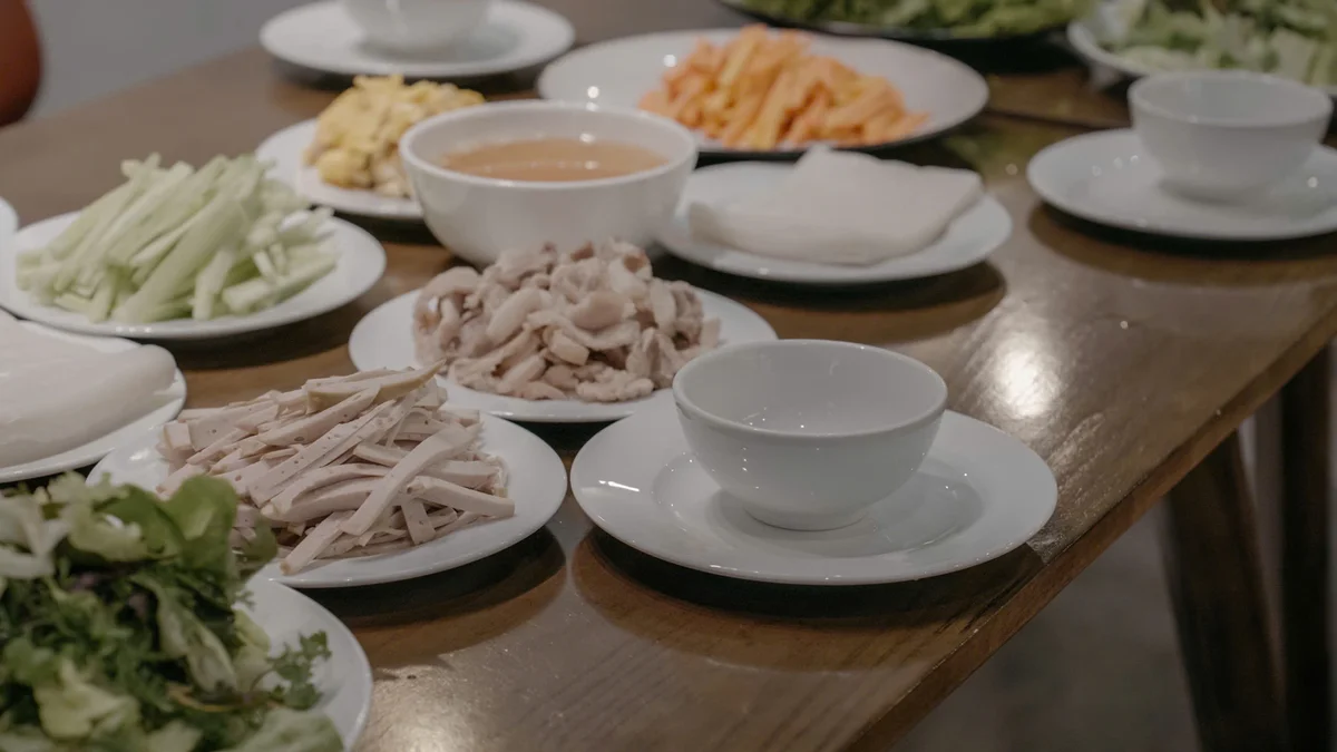 Food at Christmas in Vietnam