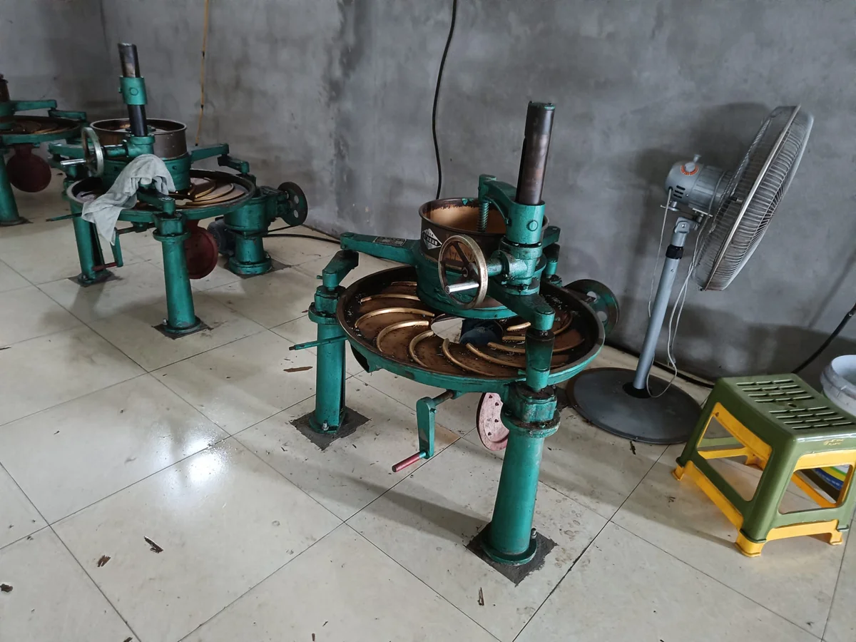 Tea making machinery in Ha Giang