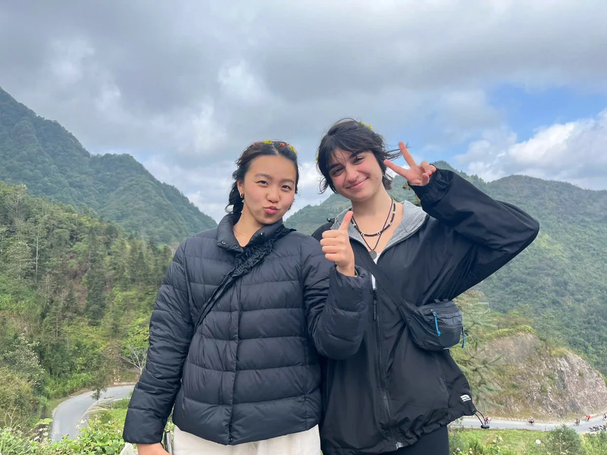 All smiles for easy rider passengers on the Ha Giang Loop