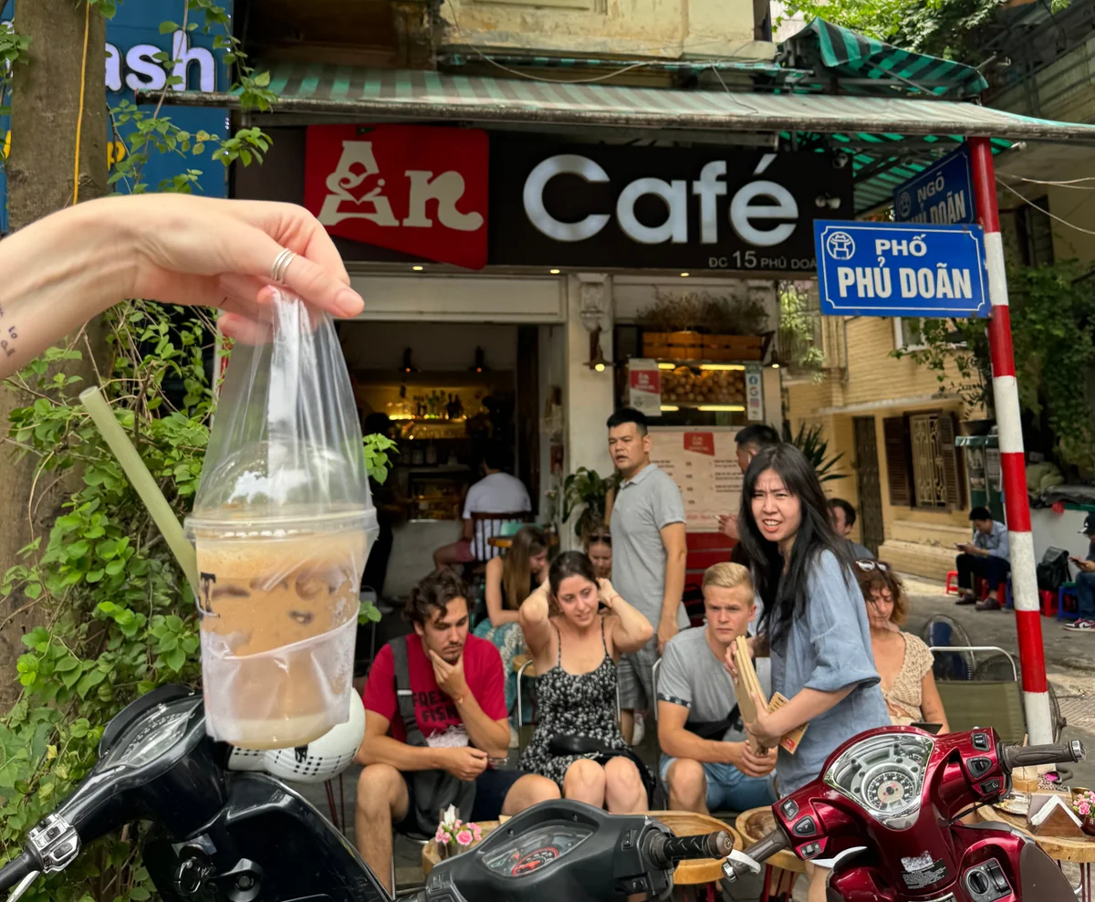 Coffee shop in Hanoi