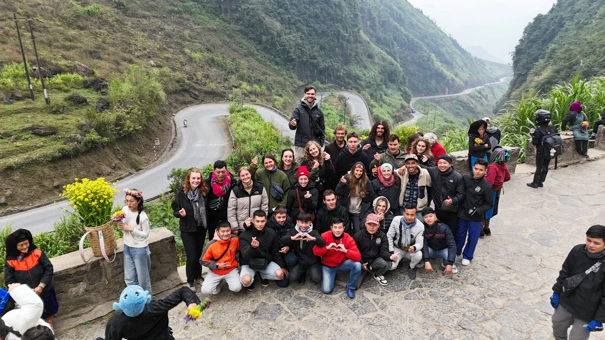 Witness winter landscapes on a Ha Giang Loop tour with Bong Hostel
