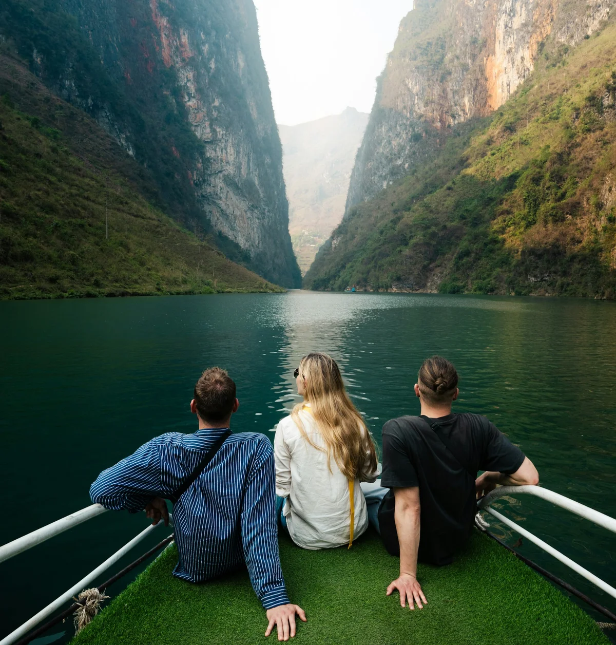 Motorbiking in Vietnam can take you to places like the nho que river