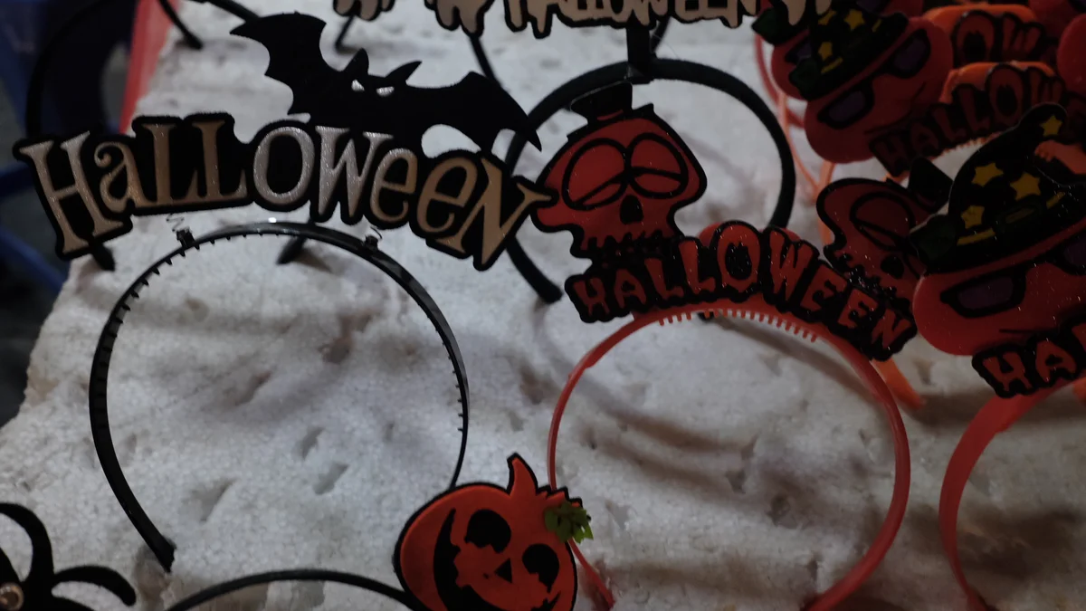 Headbands with Halloween on