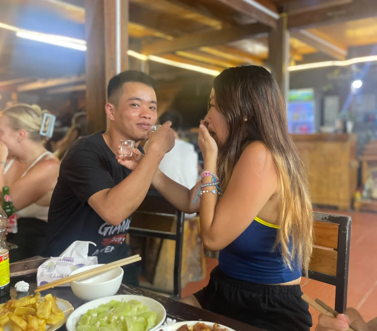 Have fun and enjoy the Happy Water on the Ha Giang Loop as a solo female traveler