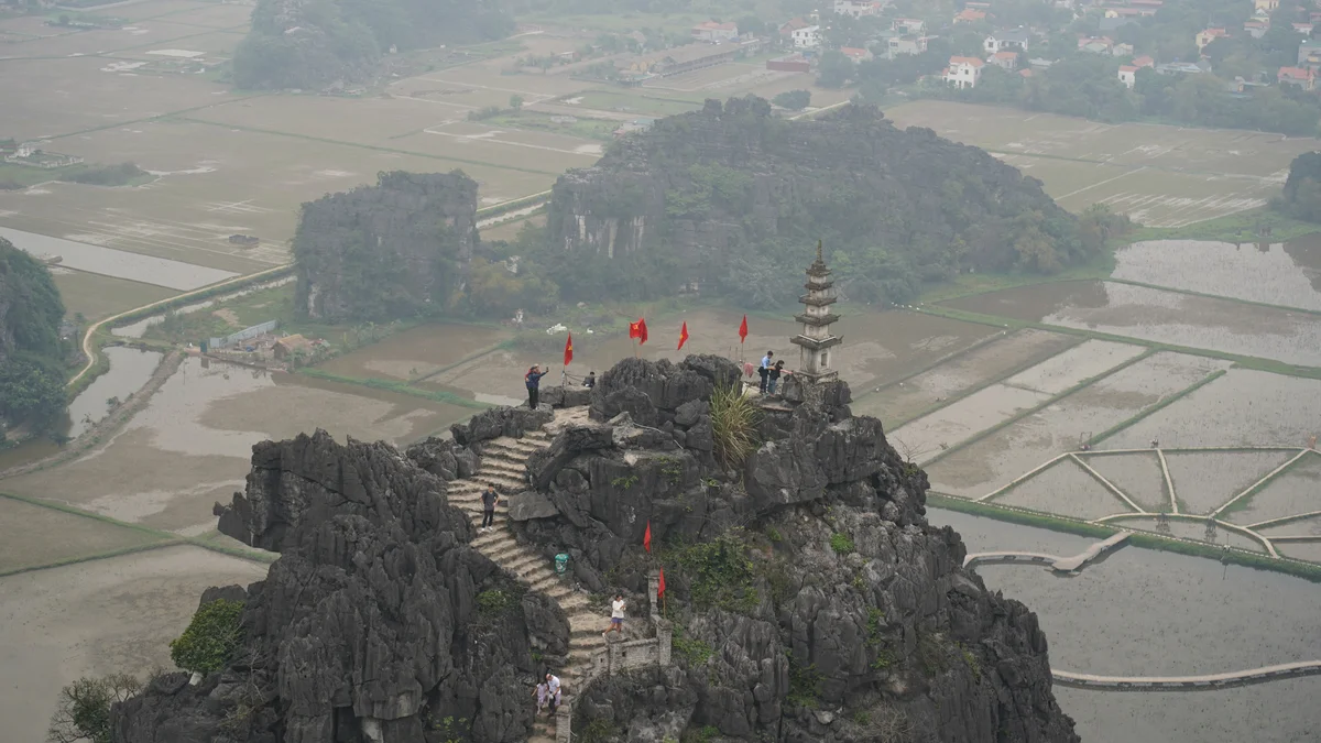 The top of Hang Mua in Ninh Binh