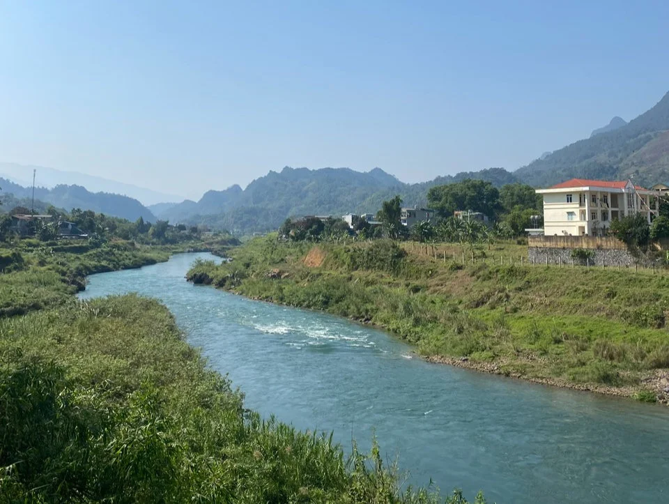 View of the river in Ha Giang